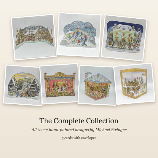 The Complete Collection: all seven hand-painted Christmas card designs by Michael Stringer